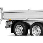 Remolque basculante hidráulico 2 ejes TASKER 400/2C – 3500 kg - Imagen 4