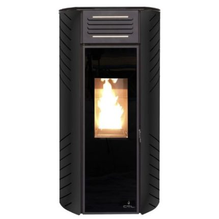 Estufa de pellets ctl zara 10 kw negra