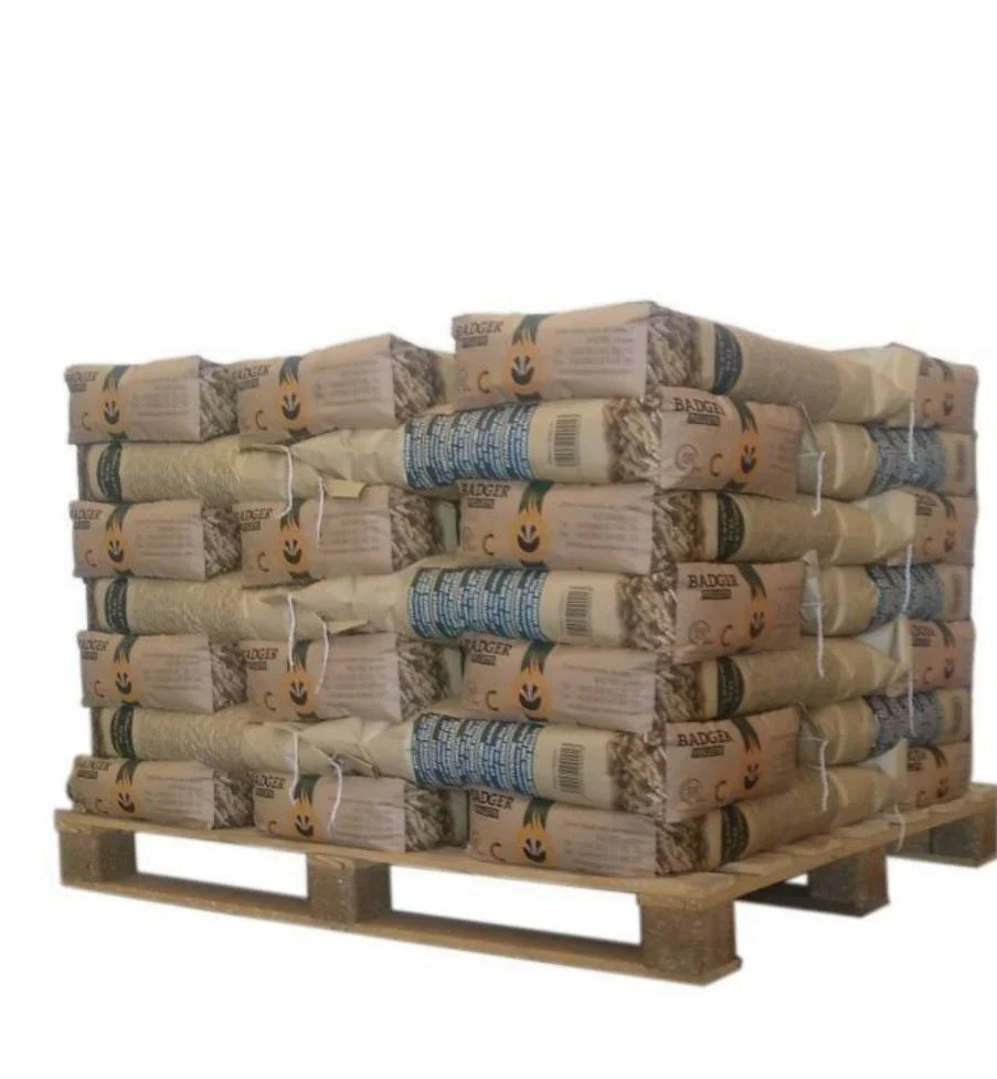 5987695160001152820.webp Media paleta de pellets Badger en sacos de 15 kg para calefacción - Imagen 1