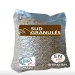 Palet de pellets DIN+ Sud’ Granulés en sacos de 15 kg para calefacción