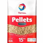 Palet de pellets Total Pellet Premium en sacos de 15 kg para calefacción