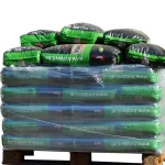 Media paleta de pellets Din+ Top Mix en sacos de 15 kg para calefacción