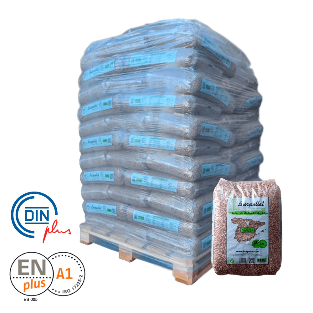 EN3.png Palet de pellets Burpellet ENplus A1 en sacos de 15 kg para calefacción - Imagen 1