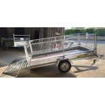 Remolque de plataforma multiusos – gran capacidad con laterales de malla alta 350 x 172 cm / 294 x 172 cm - Imagen 3
