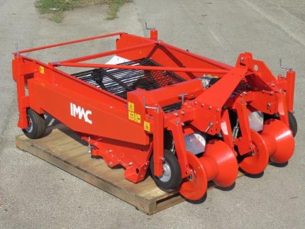 cosechadora de patatas y boniatos, etc. modelo pd – 1650 de 2 hileras con hileradores traseros y con equipamiento estandar