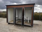 Contenedor Sanitario Tipo Pabellón con Triple Cabina ( Ref: S2103 )