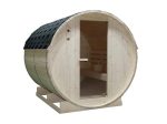 Sauna de exterior 6 plazas – Ancho 185 x Prof. 220 x Alt. 190 cm – ISOKYRO - Imagen 3