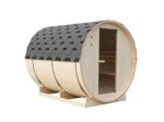 Sauna de exterior 6 plazas – Ancho 185 x Prof. 220 x Alt. 190 cm – ISOKYRO - Imagen 5