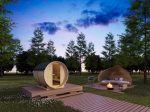 Sauna de exterior 6 plazas – Ancho 185 x Prof. 220 x Alt. 190 cm – ISOKYRO - Imagen 6