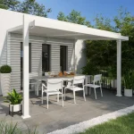 Pérgola de aluminio Odyssea blanco de 319×380 cm - Imagen 2