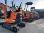 Miniexcavadora compacta 1 ton, motor Kubota 3 cilindros diésel, giro cero - Imagen 18