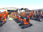 Miniexcavadora compacta 1 ton, motor Kubota 3 cilindros diésel, giro cero - Imagen 5