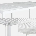 Pérgola bioclimática de aluminio y acero con lamas orientables 6x3m Palace - Imagen 3