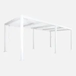 Pérgola bioclimática de aluminio y acero con lamas orientables 6x3m Palace - Imagen 6
