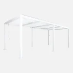 Pérgola bioclimática de aluminio y acero con lamas orientables 6x3m Palace - Imagen 5