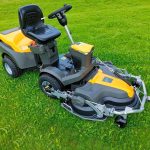 Rider Cortacésped de corte frontal 4×4 Stiga Park 500 WX + Combi 100 Q Plus 586cc 100cm