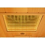 Sauna de infrarrojos con calentadores de carbono y espectro completo Vertical Black 2450W 3 asientos – SNÖ - Imagen 20