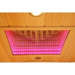 Sauna de infrarrojos con calentadores de carbono y espectro completo Vertical Black 2450W 3 asientos – SNÖ - Imagen 21