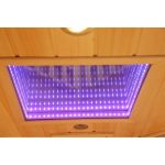 Sauna de infrarrojos con calentadores de carbono y espectro completo Vertical Black 2450W 3 asientos – SNÖ - Imagen 22