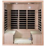 Sauna de infrarrojos con paneles de carbono 3200W LUXE 4 lugares – SNÖ - Imagen 3