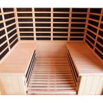 Sauna de infrarrojos con paneles de carbono 3200W LUXE 4 lugares – SNÖ - Imagen 15