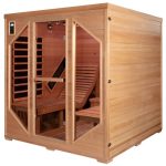 Sauna de infrarrojos LOUNGE 2 plazas paneles de carbono y cerámica 3300W – Snö - Imagen 2