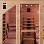 Sauna de infrarrojos LOUNGE 2 plazas paneles de carbono y cerámica 3300W – Snö - Imagen 12