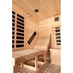 Sauna de infrarrojos LOUNGE 2 plazas paneles de carbono y cerámica 3300W – Snö - Imagen 4