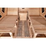 Sauna de infrarrojos LOUNGE 2 plazas paneles de carbono y cerámica 3300W – Snö - Imagen 5
