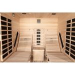 Sauna de infrarrojos LOUNGE 2 plazas paneles de carbono y cerámica 3300W – Snö - Imagen 8