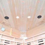 Sauna Híbrida 5 plazas LUXE infrarrojos 3500W + estufa SAWO 9000W – SNÖ - Imagen 12