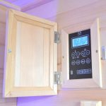 Sauna Híbrida 5 plazas LUXE infrarrojos 3500W + estufa SAWO 9000W – SNÖ - Imagen 20