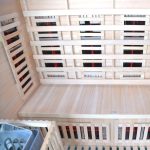 Sauna Híbrida LUXE 3 plazas Infrarrojos 2800W + estufa SAWO 6000W – SNÖ - Imagen 19