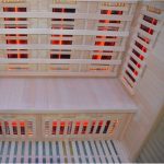 Sauna Híbrida LUXE 3 plazas Infrarrojos 2800W + estufa SAWO 6000W – SNÖ - Imagen 7