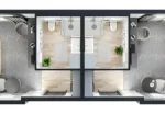 Casa Movil Pro con dos dormitorio de 4 cama 57m² - Imagen 19