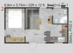 casa móvil Pequeña con garaje T2 - Imagen 7